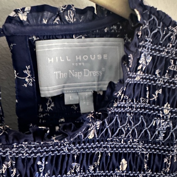 Hill House Vivi Nap Dress in Blue Trellis Large - Picture 6 of 6